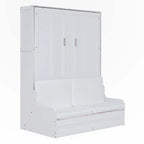 Lit mural escamotable Queen Size avec coussin
